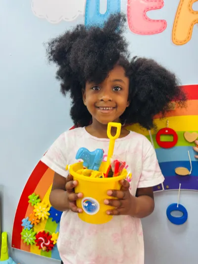Child at Little Heaven Daycare